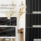 Nanspring Linen Curtains 84 inches Long - Image 3
