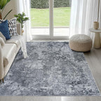 4x6 Area Rugs for Living Room Rug Washable: Abstract Rug for Dining Room by Aelenmu