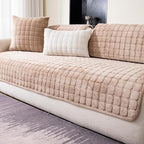 Velvet Couch Cover, Washable Sectional Sofa Cover, Anti Slip Sofa Slipcover by MDSASFD