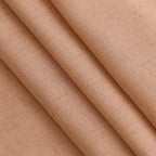 Peach Quartz Linen Curtains 96 Inch Length 2 Panel Set Back Tab Rod Pocket - Image 5