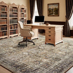 Lofus 9x12 Area Rug for Living Room, Soft Neutral Carpets for Bedroom Dining - Image 3