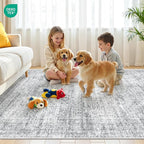 3x5 Washable Area Rug for Entryway, Soft Kitchen Rugs Non Slip for Dining Room - Image 9