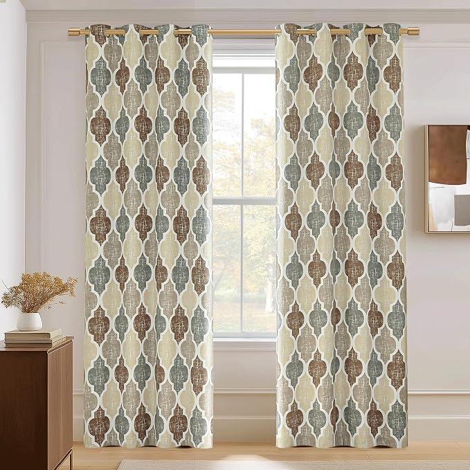 Beauoop 100% Blackout Curtains 84 Inches Long 2 Panels - Image 9