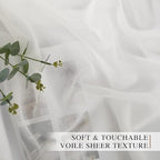 NICETOWN Beige Sheer Curtains Airy & Elegant - Image 3