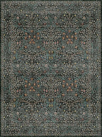 Washable Dark Green Rug for Living Room - Image 2
