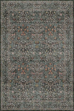 Dark Green 4x6 Washable Area Rug - Image 2