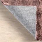 nuLOOM Jeni Burgundy, Solid Faux Rabbit, Fluffy and Cozy, High Traffic - Image 3