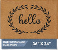 Barnyard Designs Natural Coco Coir Heavy Duty Backing Doormat by BarnyardDesigns