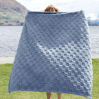 Bedsure GentleSoft Ashley Blue Throw Blanket - Image 3