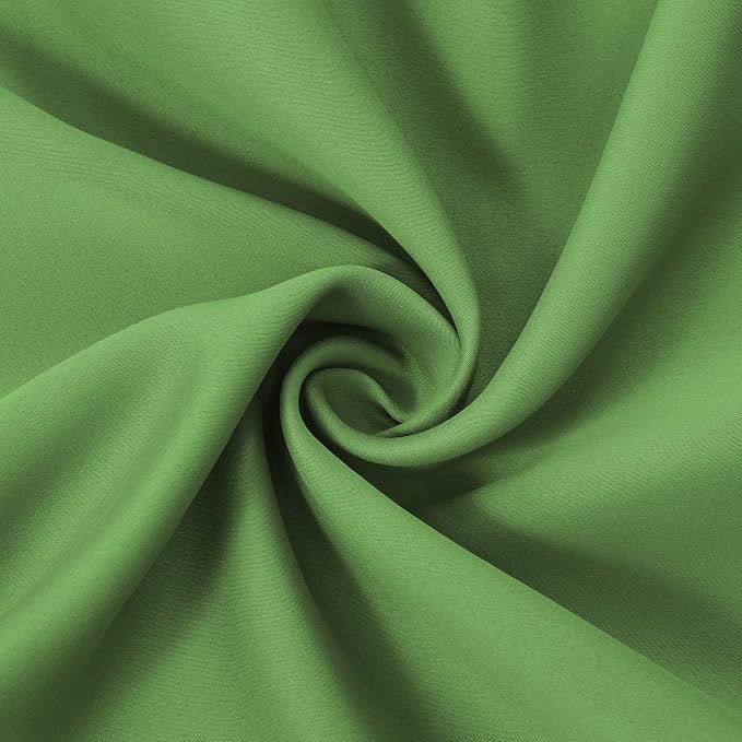 LEMOMO Blackout Curtains 52 x 63 inch/Light Green Curtains Set of 2 - Image 5