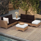 8Pcs Outdoor Cushion Covers, Patio Cushion Covers, Stretch Elastic Slipcovers - Image 5
