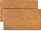 MAINEVENT Plain Coir Doormat Bulk 30x17 Inch, 2 Pack Door Mat Coir Outdoor by MainEventUSA