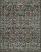 Washable Dark Green 10x12 Rug for Living Room - Image 2