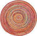 Hausattire Bohemian Braided Rug 3' Round by Hausattire