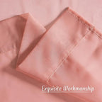 NICETOWN Coral Pink Sheer Window Curtains - Image 6