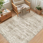 Area Rugs 4x6 for Living Room, Vintage Washable Rugs for Dining Room, Non-Slip - Image 2
