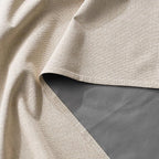 RYB HOME 100% Blackout Linen Textured Curtains 96 inches Long, Thermal - Image 7
