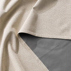 RYB HOME Warm Sand 100% Blackout Curtains - Image 7