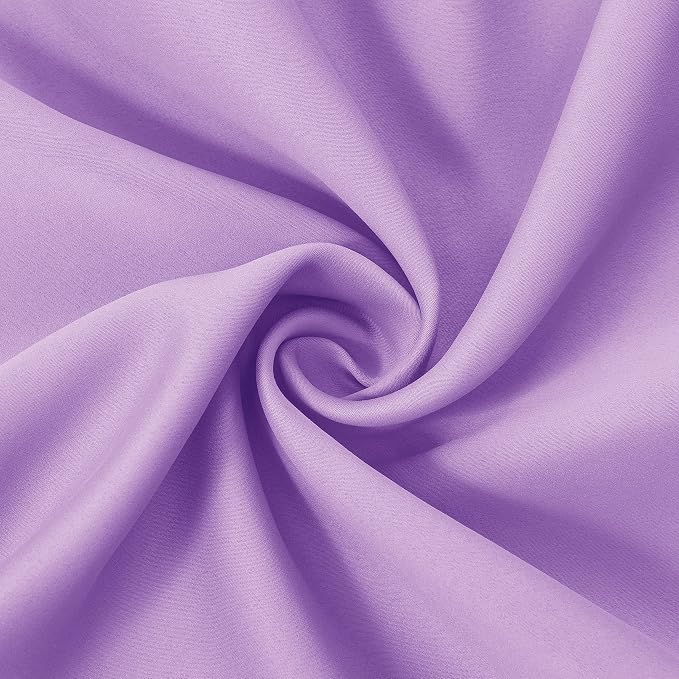 LEMOMO Lilac Blackout Curtains 52 x 84 inch/Lavender Curtains Set of 2 - Image 8