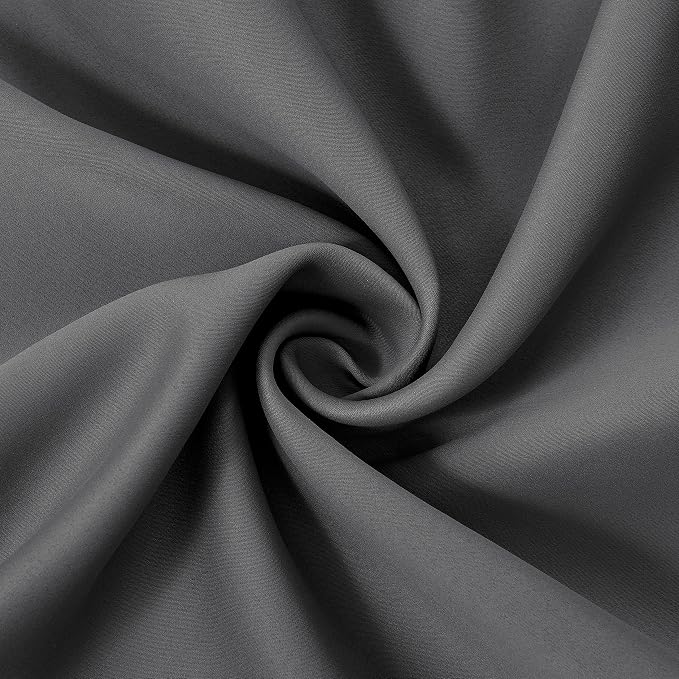 LEMOMO Grey Thermal Blackout Curtains/42 x 84 Inch/Set of 2 Panels Room - Image 5