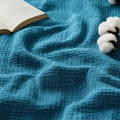 Bedsure 100% Cotton Muslin Throw Blanket Large 50x70 Inches by BEDSURE