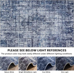 6x9 Area Rugs for Living Room Washable Rug: Anti-Skid Abstract Modern Living - Image 9