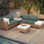 8Pcs Outdoor Cushion Covers, Patio Cushion Covers, Stretch Elastic Slipcovers - Image 5