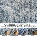 8x10 Area Rugs for Living Room Washable Rug: Anti-Skid Abstract Modern Living - Image 9