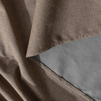 RYB HOME 100% Blackout Linen Textured Curtains 96 inches Long, Thermal - Image 7